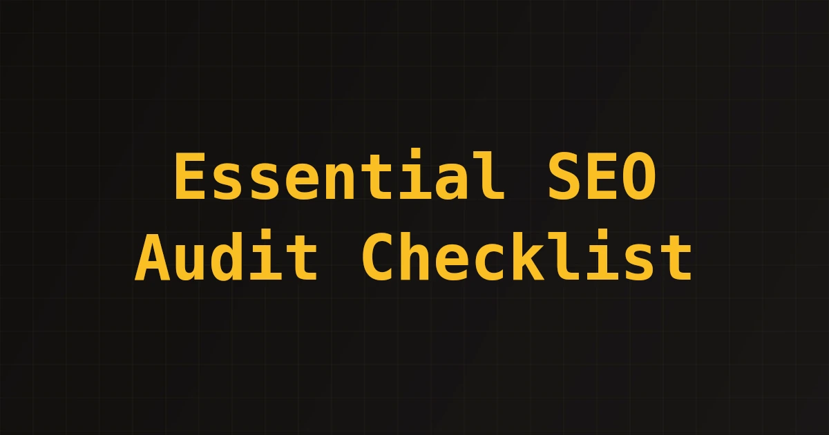 Essential SEO Audit Checklist for 2023